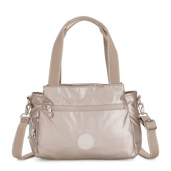 Bolsa De Hombro Kipling Elysia Metallic Beige | MX 1405VR